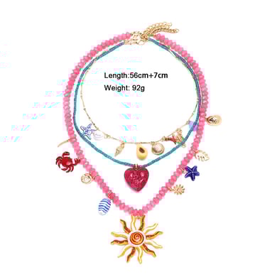 Romantic Vacation Layered Necklaces h5 