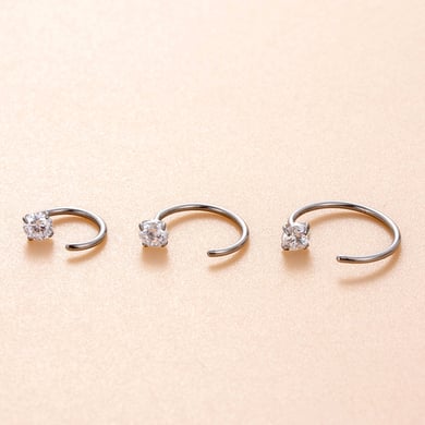 Nasenstecker aus Edelstahl für Damen h5 Bild3