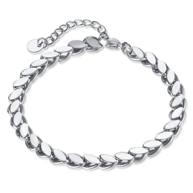 Tägliche geometrische Edelstahl-Kettenarmbänder in Goldfarbe h5 