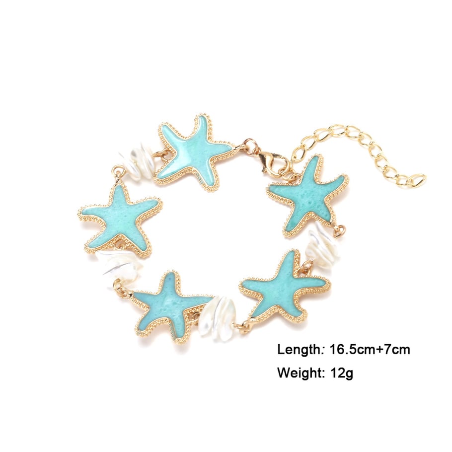 Eisen Seestern Charm Armbänder 