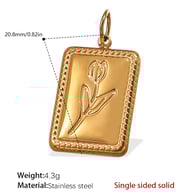 PJ345G Gold Pendant Picture6
