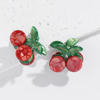 Simple Series Niedliche Haarspangen aus Acetatfolie mit Pflanzenimitat für Damen h5 Bild6