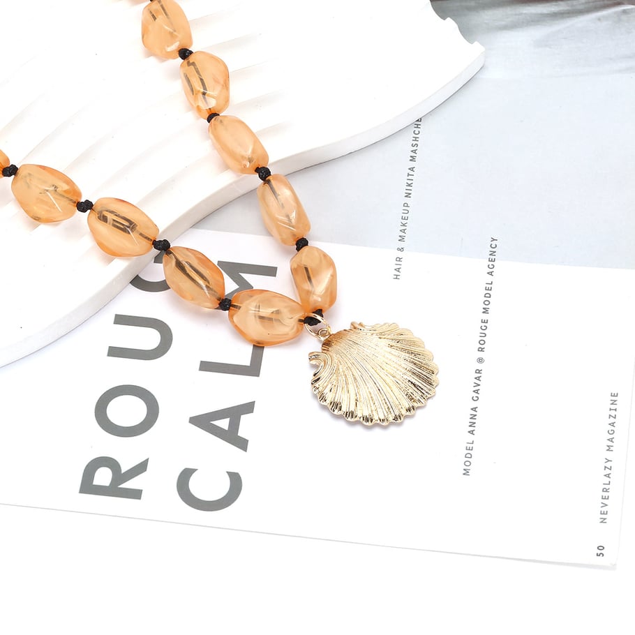 Vacation Resin Beaded Necklaces Picture3