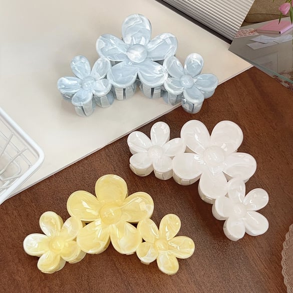 1 paar Simple Series Daily Solid Color Hars Haarklemmen voor Dames