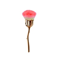 Roségold-gelber Basispuderkopf - Blumenförmiger loser Puderpinsel + OPP-Verpackung Bild10