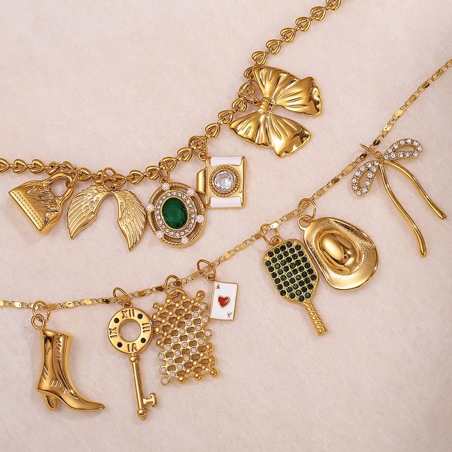 Cross Stainless Steel Gold Color DIY Pendants Picture3