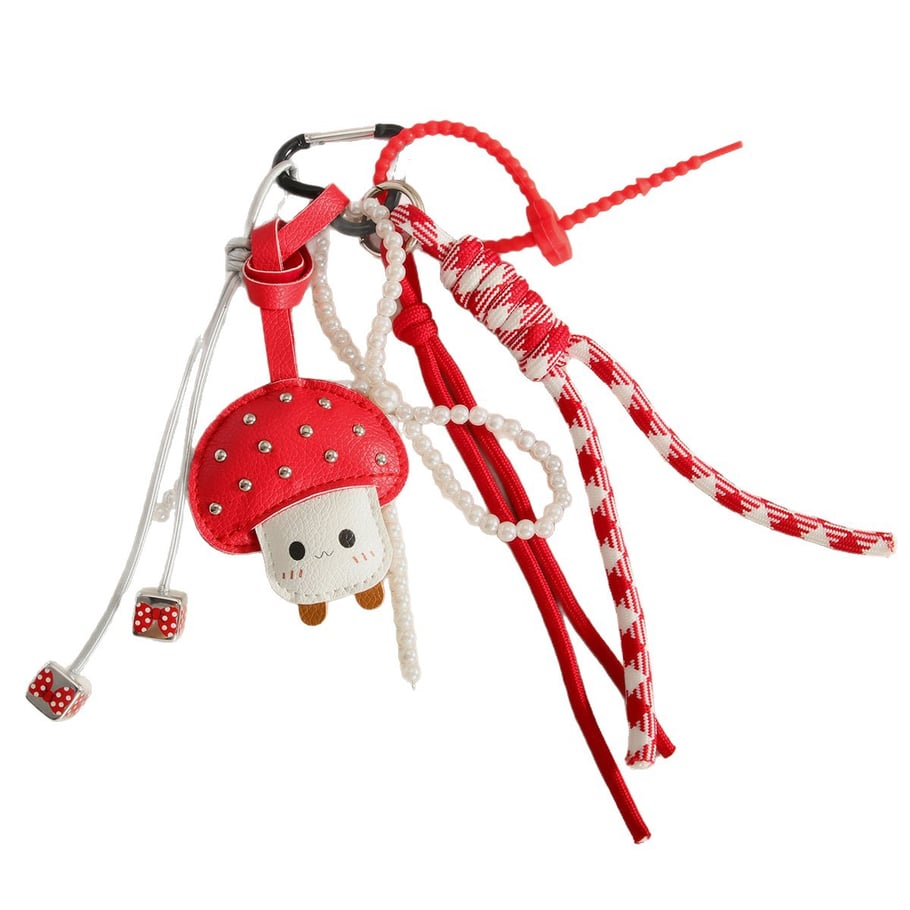 Süße stilvolle Pilz geformte Accessoires Damen Tasche Charms Bild6