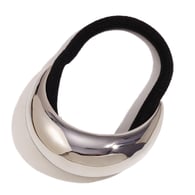 Glossy Moon Shape Hair Tie-Steel Picture2