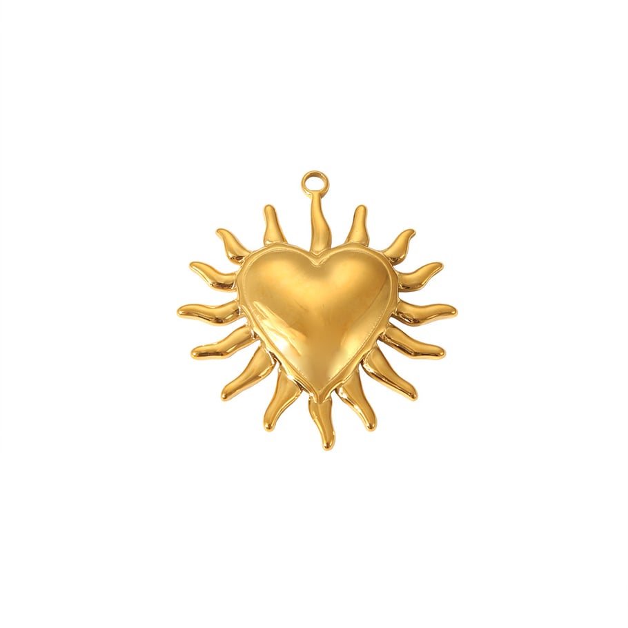 Classic Heart-Shaped DIY Stainless Steel Pendant h5Picture3