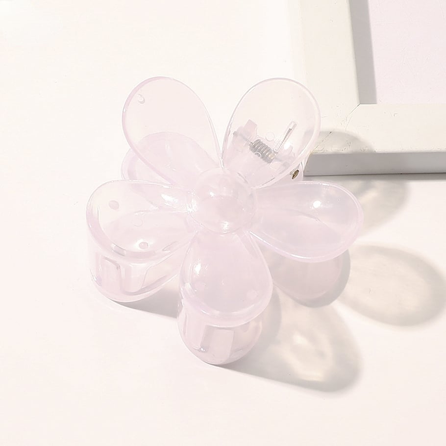 Fermagli per capelli da donna in acetato imitazione fiore quotidiano, serie semplice, 1 pezzo 