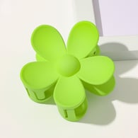 Forcina per capelli con fiore grande smerigliato - verde erba Immagine31