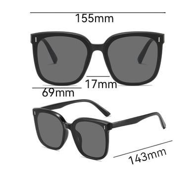 1 Paar Luxuriöse Retro-Patchwork-TR-Unisex-Sonnenbrille h5 Bild2
