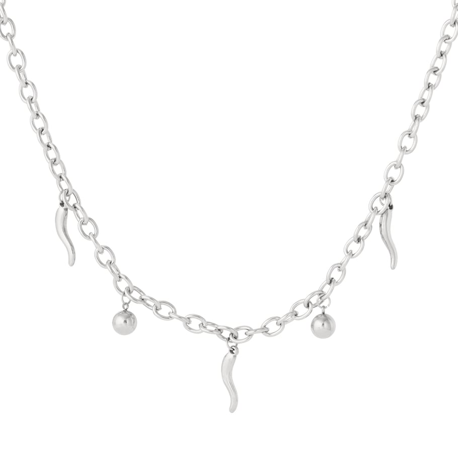 Chic Chill Shape Stainless Steel Gold Color Women's Pendant Necklaces 