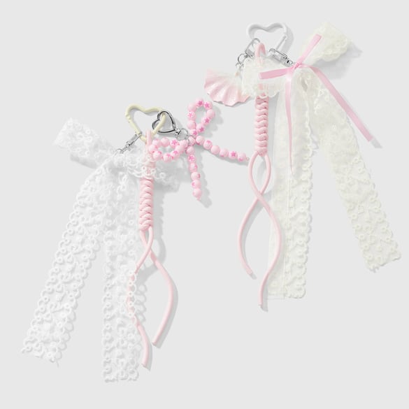 Sweet Bow Knot Alloy Bag Charms 2