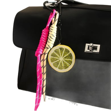 Simple Creative Lemon - slice Knotted Bag Pendant h5 Picture5