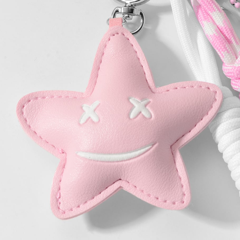 Sweet Star Alloy Leather Bag Charms Picture5