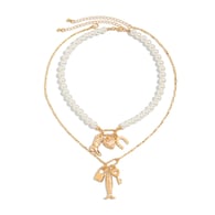 Gold necklace set 6005 