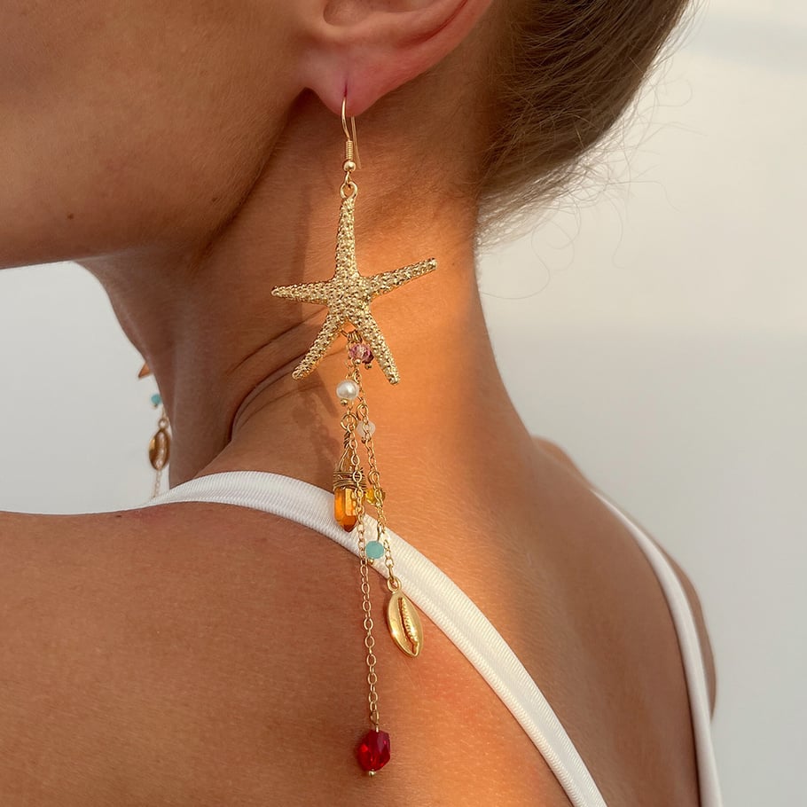 Ins Style Alloy Dangle Earrings Picture3
