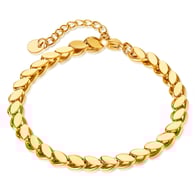 GS1490-Stahlarmband Gold Bild2