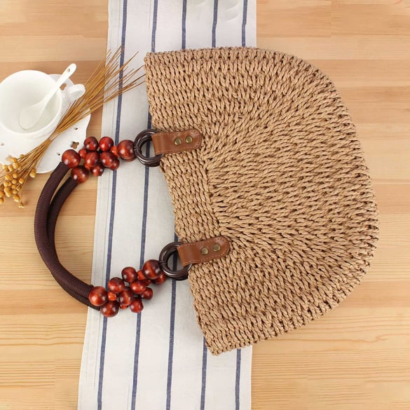 Retro Woven Tote Bags 2