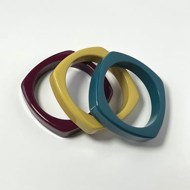1Piece Vintage Solid - colored Acrylic Women's Bracelets h5 Picture2