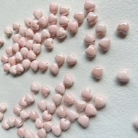 Coeur crème (7×10mm) Image19