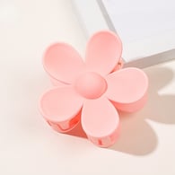 Forcina per capelli con fiore grande glassato - Rosa Immagine23