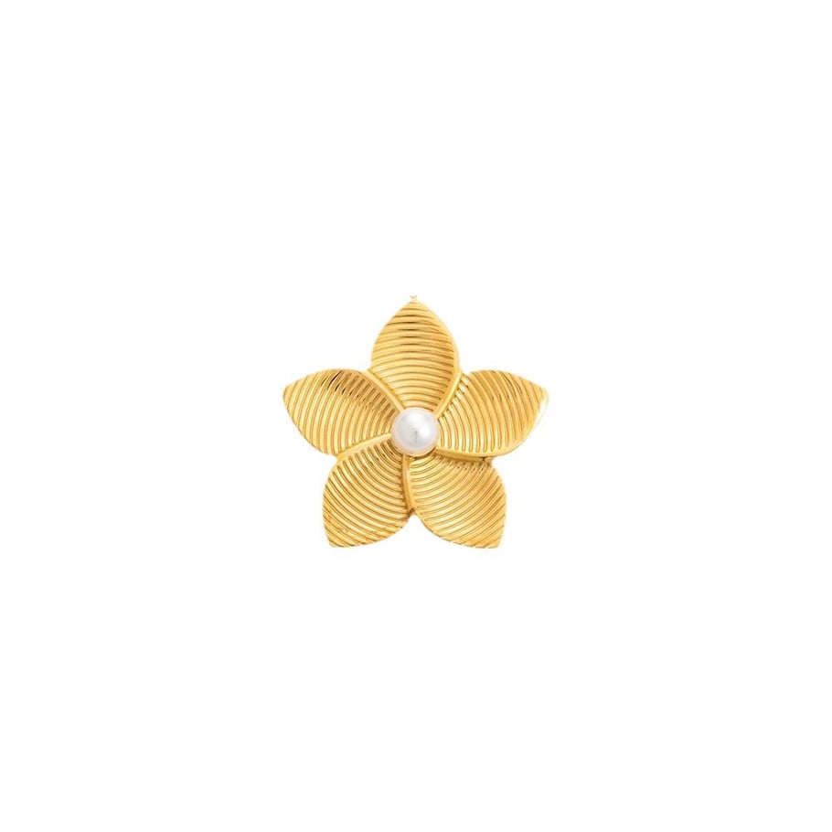 1 Paar Anhänger im Retro-Herz-Design der Romantischen Serie aus Edelstahl mit 18 Karat Vergoldung für Damen Bild6