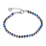 GS1699QJ- Natural stone bracelet lapis lazuli + hematite Picture4