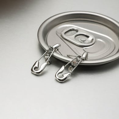 1 Paar einfache Ohrring-Sets aus Edelstahl in Stiftform in Goldfarbe für Damen h5 Bild7