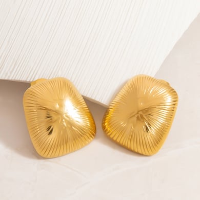 Ohrstecker aus Edelstahl in Goldfarbe h5 Bild4