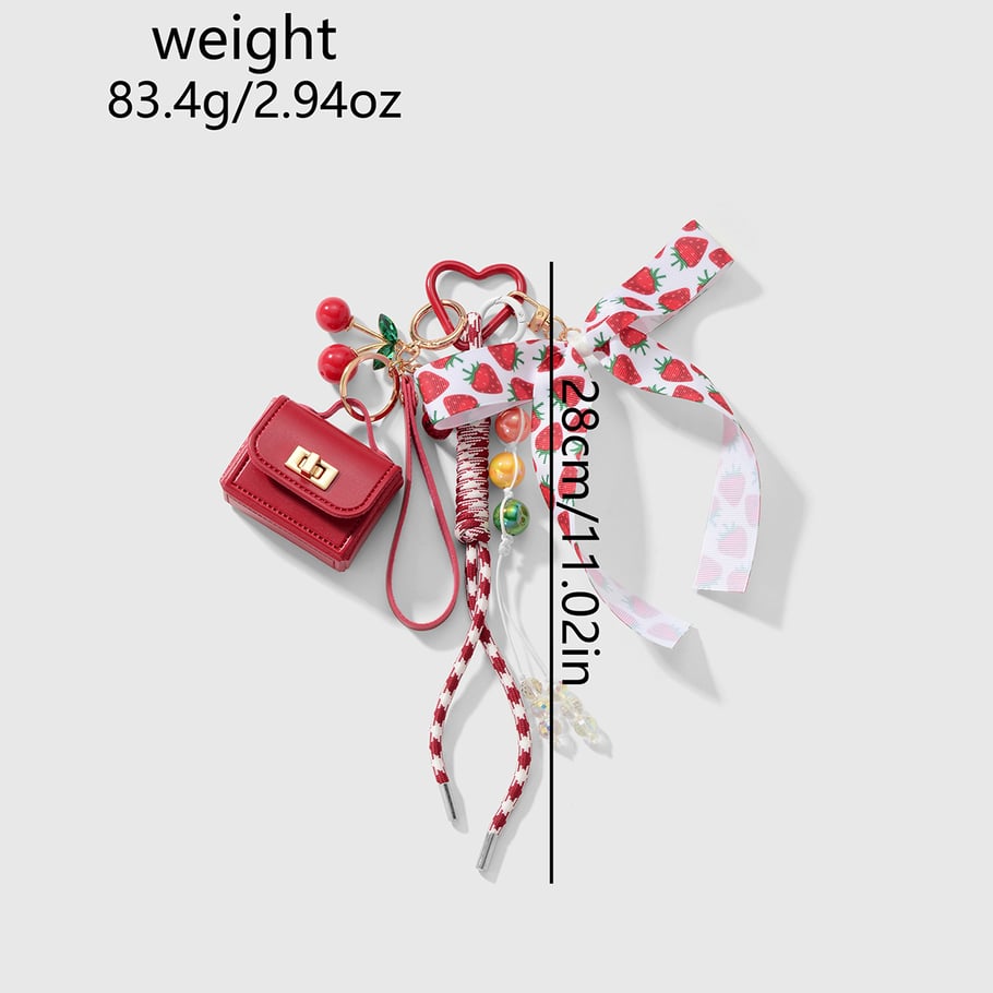 Sweet Bow Knot Alloy Bag Charms h5Picture2