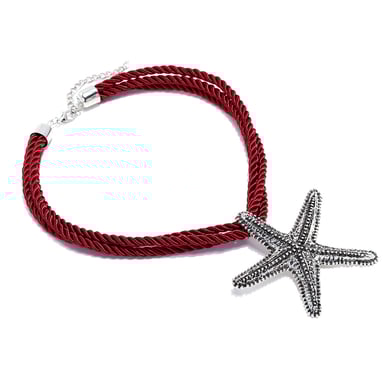 Rope Alloy Starfish Pendant Necklaces h5 Picture2