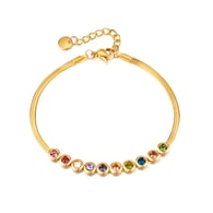 GS1431J-Stahlarmband Gold Bild2