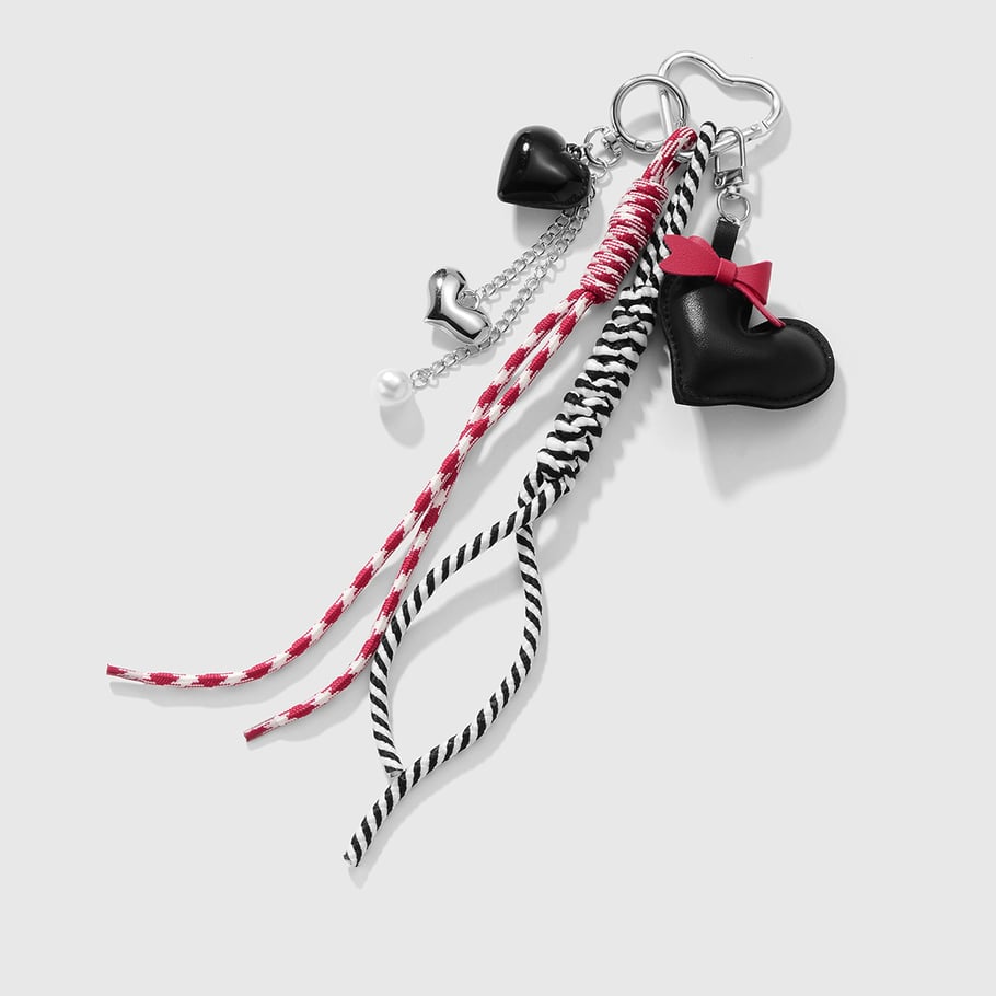 Cute Heart Bag Charms Picture3