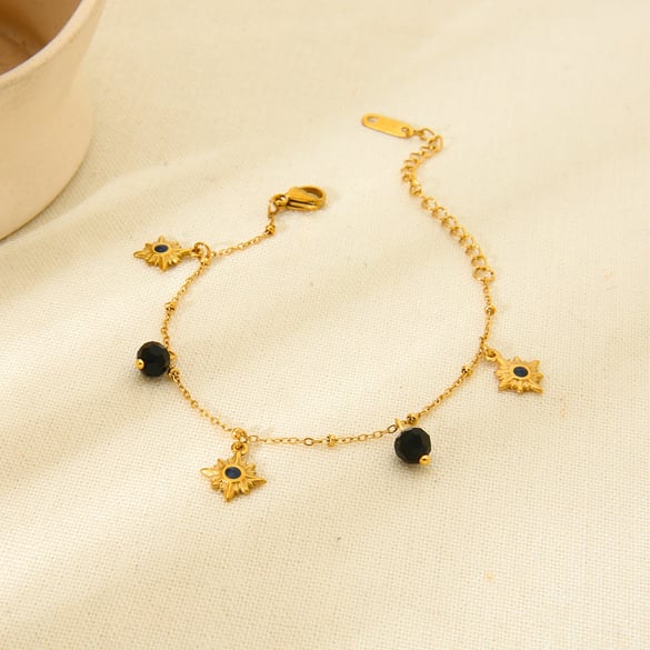 Bracelets géométriques dorés pour femmes de la série Simple 2
