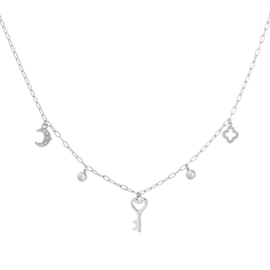 Designable Heart Locker Stainless Steel Gold Color Women's Pendant Necklaces 