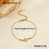 NMSB-H445-3 Muschelarmband 