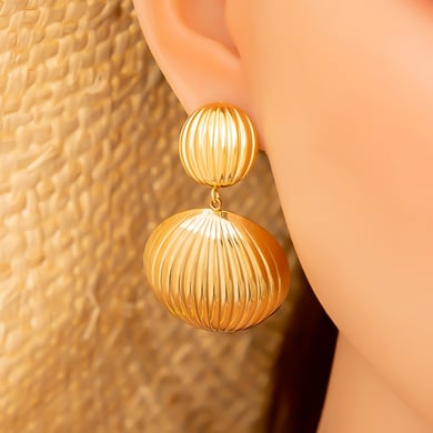 Ohrstecker aus Edelstahl in Goldfarbe h5 Bild5