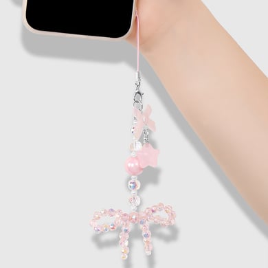 Beaded Bow Knot Bag Charms h5 Picture5