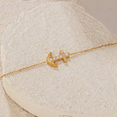Stainless Steel Gold Color Charm Bracelets h5 Picture6