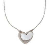 Schelp schuin hart ketting - staal Afbeelding4