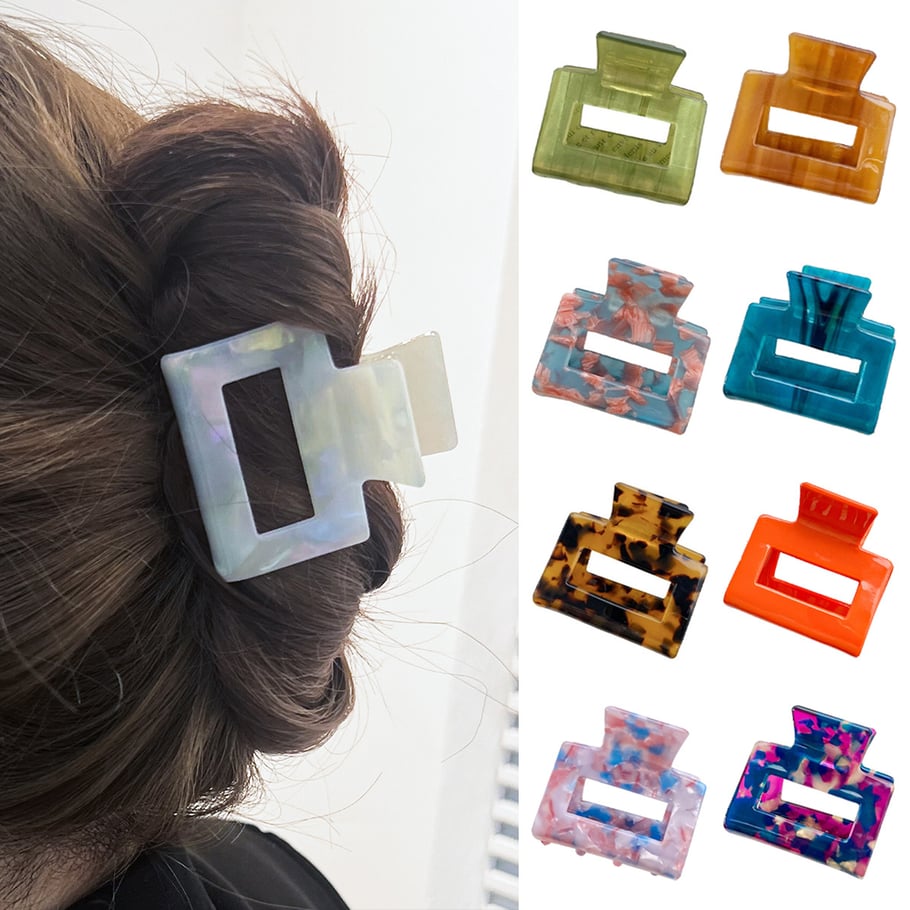 Simple Series Elegant Colorful Acetate Women's Hair Claws Picture2