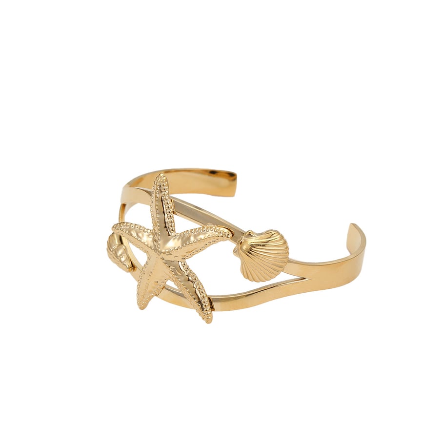 Romantische Serie Urlaub Geometrische Edelstahl Damen Armbänder Bild5