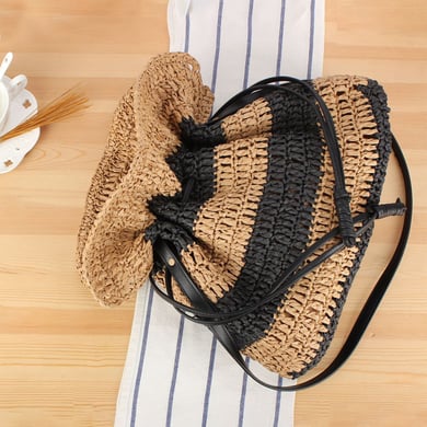 Gewebte Schultertaschen mit Streifen h5 Bild3