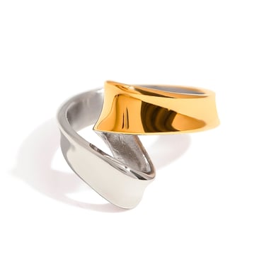 Mixed Color Stainless Steel Minimalist Ring h5 Picture4