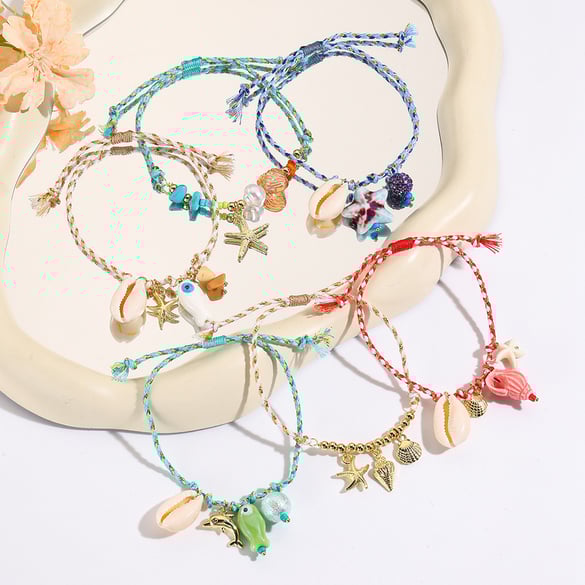 Braccialetti con ciondoli a forma di pesce 2