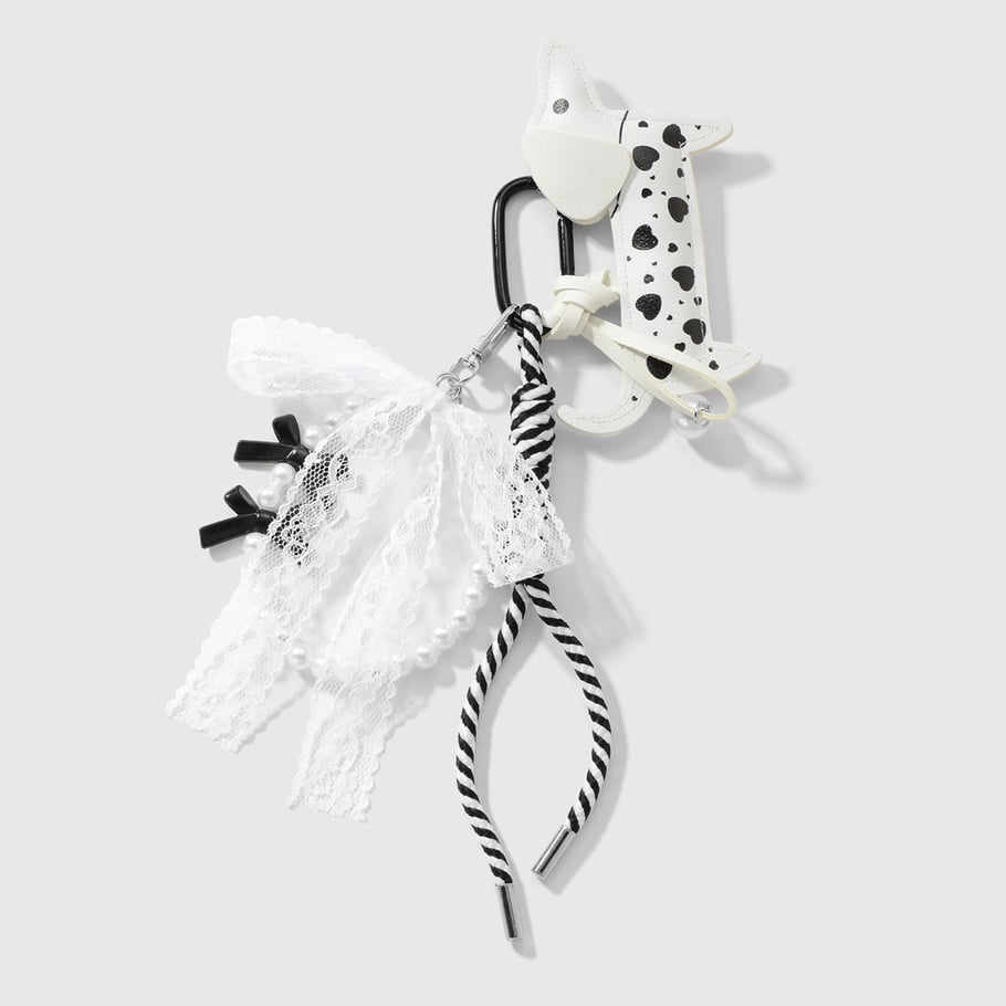 Cute Dog Alloy Bag Charms 