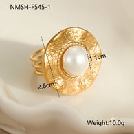 NMSH-F545-1 yuvarlak kenarlı halka/One size Resim8