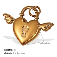 PJ412G Gold Pendant Picture7